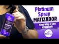 MATIZADOR Platinum Spray CLAENZO Neutraliza o Tom Amarelado | Cida Reis