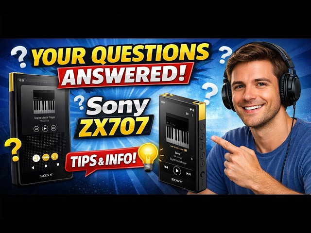 Sony ZX707 YOUR QUESTIONS ANSWERED — Walkman Tips! - YouTube