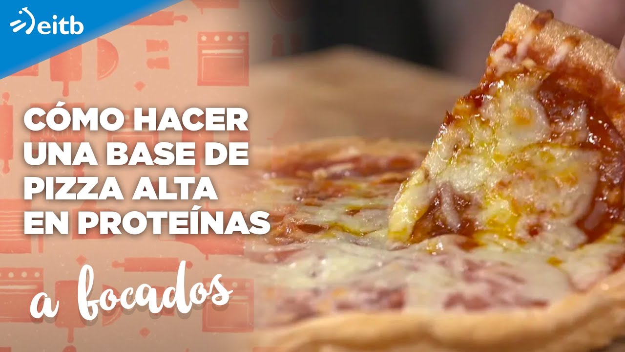 Cómo hacer una base de pizza alta en proteínas sin utilizar harinas ...