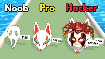 NOOB vs PRO vs HACKER - Mask Evolution 3D