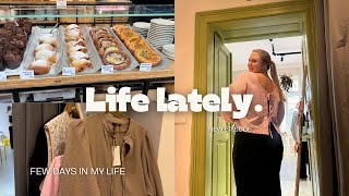 life lately | nový matcha podnik, konečně mám na co točit a pár nových receptů✨