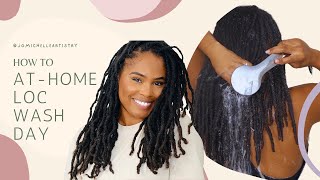 Chaotic At Home Loc Wash Day Fail | Watch me struggle!