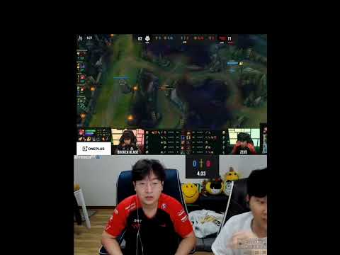   G2전 페이커 플낚시를본 김민교의 리액션