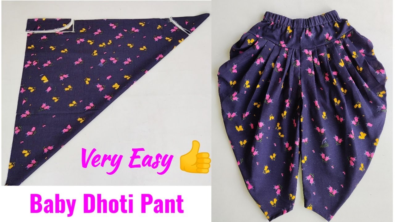 Baby Dhoti Pant Cutting And Stitching  Dhoti Pant Cutting And Stitching