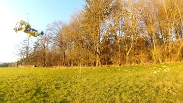 Redcon Phoenix 210 racing quadcopter - Freeride III - First attemps to fly a tiny track