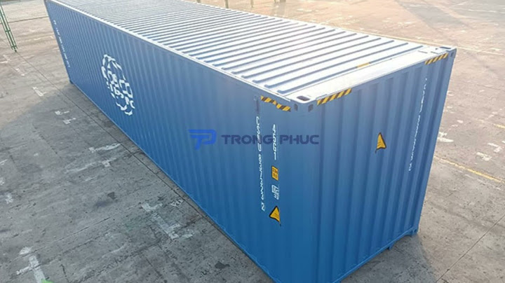 Giá container 45 feet hiện nay là bao nhiêu năm 2024