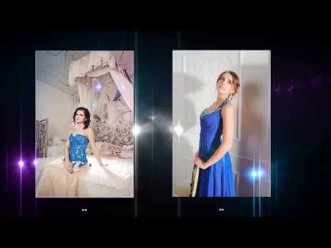 слайд-шоу из студийных фото - финальный выход Мисс УлГПУ 2015