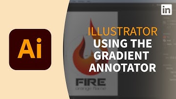 Illustrator Tutorial - Using the gradient annotator tool