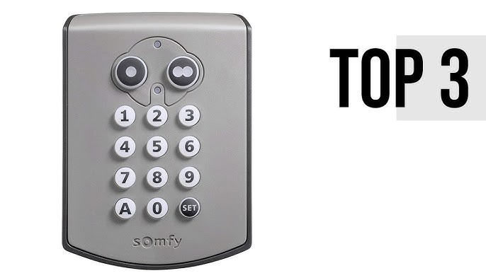 Clavier à code radio RTS Somfy Réf. SO2400625 - Servistores Sud