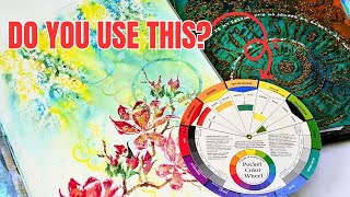 Looking for Unique Art Journal Color Combinations? Use a Color Wheel!