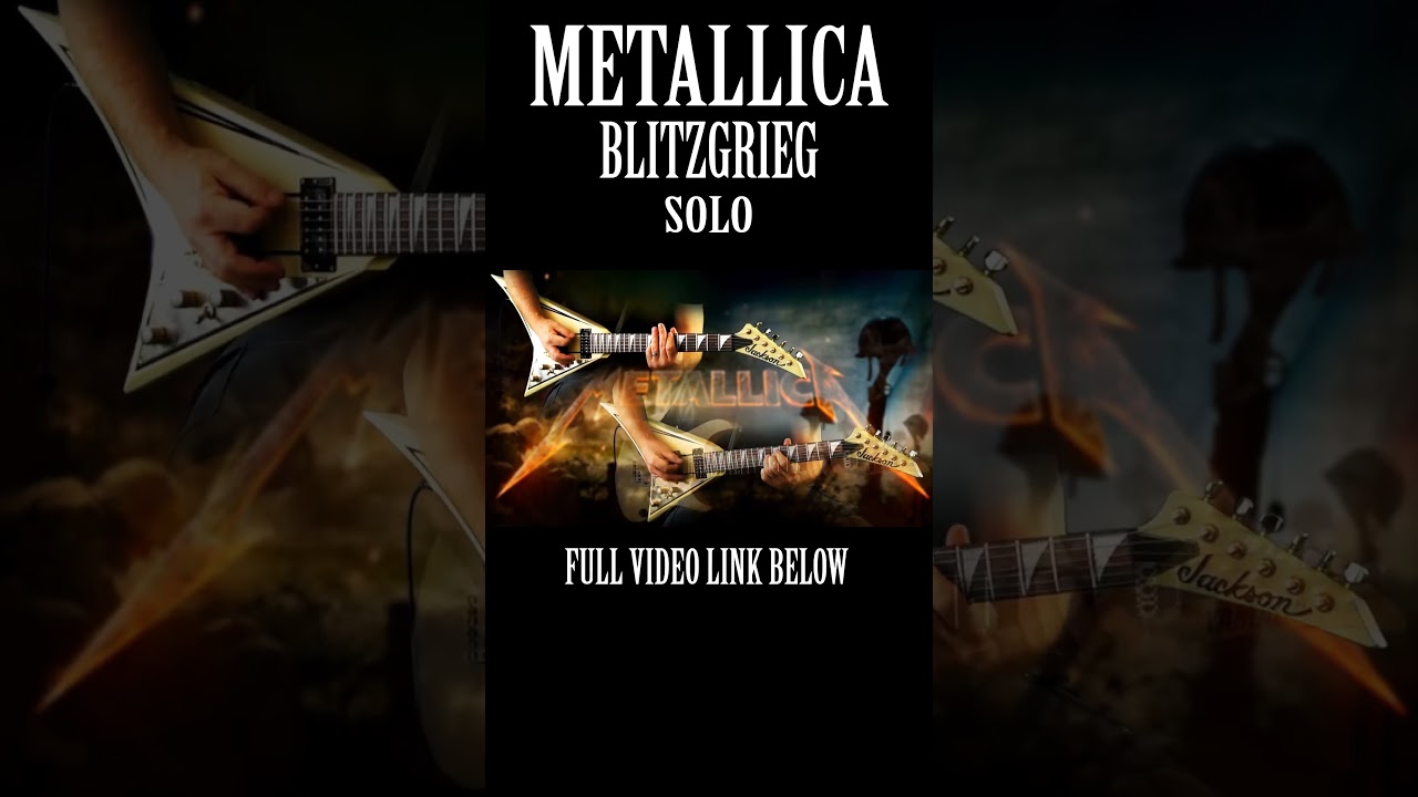 Metallica - Blitzkrieg Solo #shorts #metallica #guitar