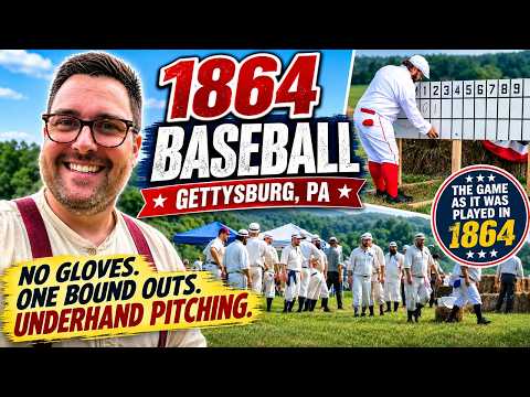 I Traveled Back to 1864... America's Original Base Ball Game!