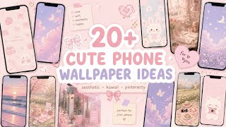 20+ Cute Phone Wallpaper Ideas ✨ Kawaii & Pinterest Aesthetic Wallpapers 🎀
