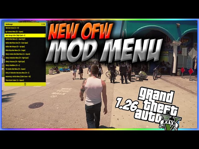 NEW!] GTA V Online - Mod Menu 1.26/1.27/1.28 On OFW PS3 (No Freeze