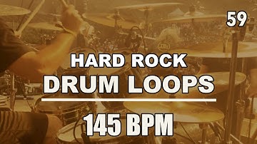 Hard Rock I Drum Loops I 145 BPM I Full Arrangement