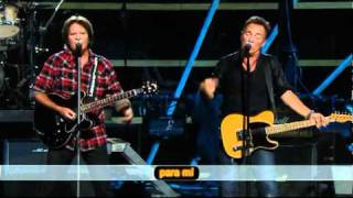 Pretty Woman - Bruce Springsteen & John Fogerty con subtítulos en español chords