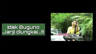 Lagu daerah kerinci - idak buguno - janji diungkai -  voc. nur adeli