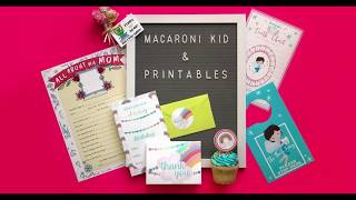 Sneak Peak Tour of Macaroni Kid Printables