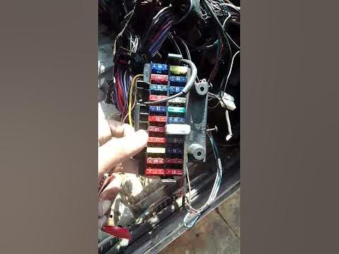 Ford ikon fuse and wiring harness - YouTube
