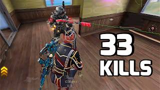 ME VS ALL LOBBY WITH 33 KILLS SOLO VS SQUAD CALL OF DUTY MOBILE FULL GAMEPLAY