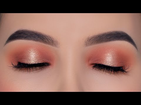 Soft And Easy Warm Halo Eye Makeup Tutorial