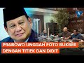 Tanpa Caption, Prabowo Unggah Foto Buka Bersama Titiek Soeharto dan Didit