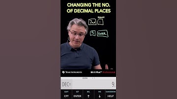 Changing the number of decimal places displayed on the BA II Plus calculator for the CFA exam