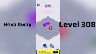 🧠 Hexa Away Level 308 Walkthrough