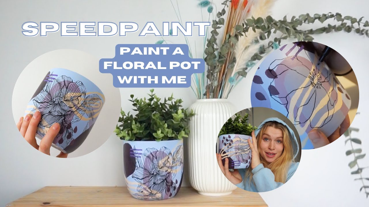 How to Paint Plant Pots Using Acrylic Paint Pens - Chalkola