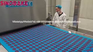 Fully automatic potato chip processing production line with a stacking capacity of 300-600kg