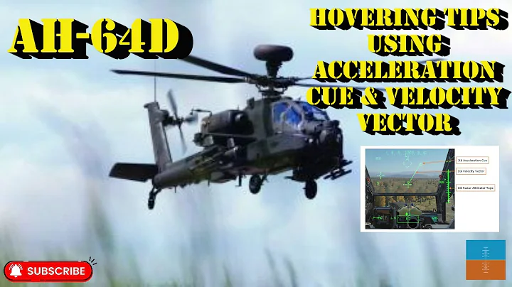 DCS World | AH-64D | Hover Practice Using Acceleration Cue & Velocity Vector | In The Tire Box