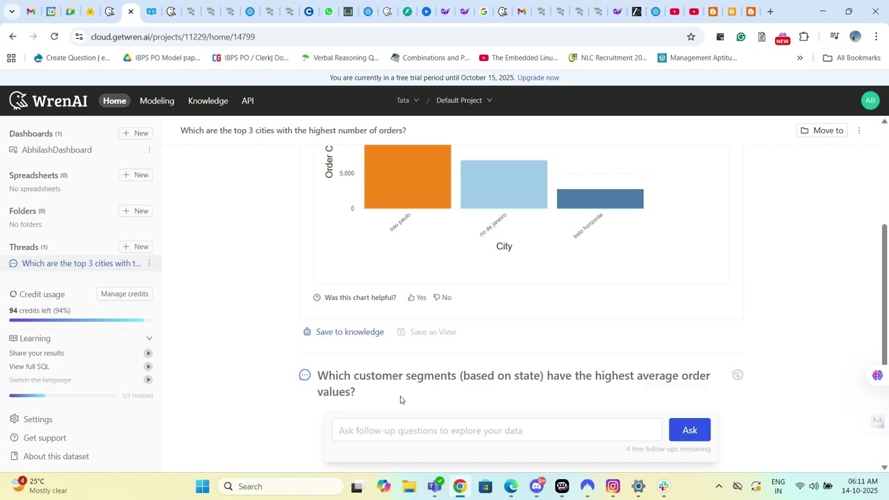 Wren AI - Dashboard from CSV or Database in Minutes