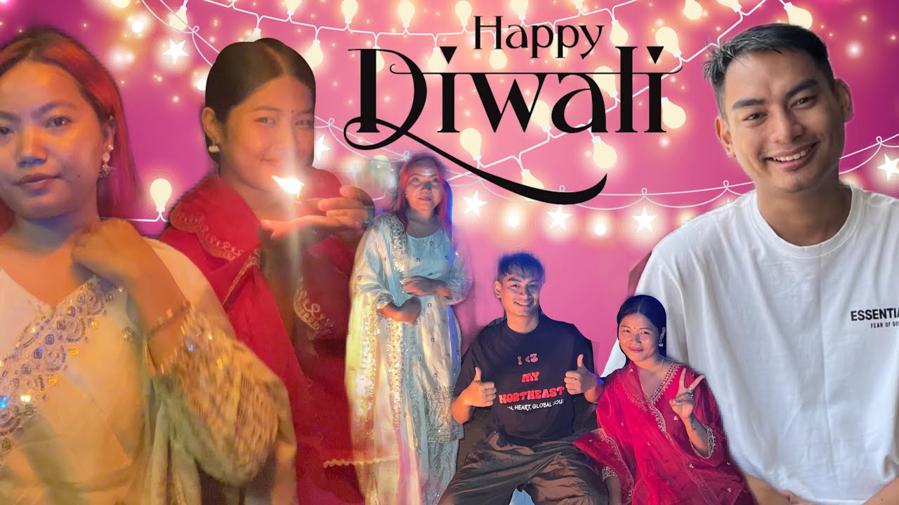 Diwali Celebration With @TiapongTzudir  💗💗 | Campsite wala Diwali   #viral #festival #diwali 