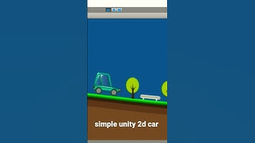 very simple unity 2d car #gamedev #indiedev
