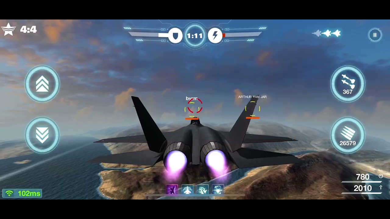 Ace force joint combat . FIDDY + BOT  VS ARTHUR VAN JARHEAD + BYRM