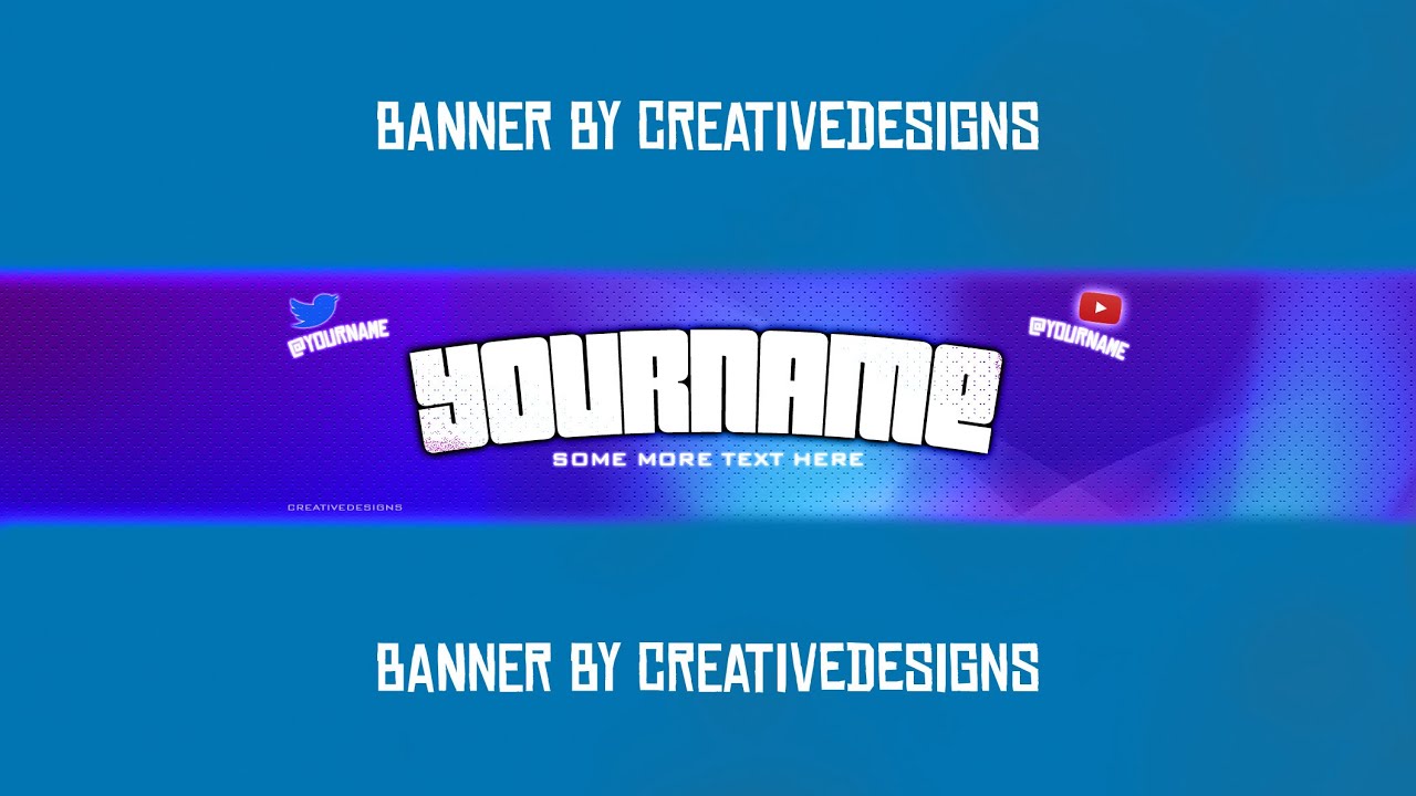 Free YouTube Banner  Template  Disco Banner  Template  