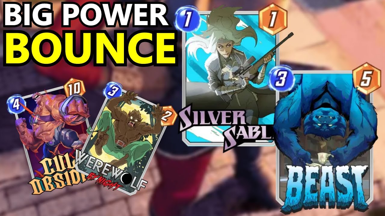 MARVEL SNAP INDONESIA - KARTU BARU DI DECK BOUNCING, COST 1 POWER 11!! SABLE BOUNCE DECK