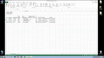 Excel 2013 - Level 2 - Chapter 3 - Dev EX03 D03
