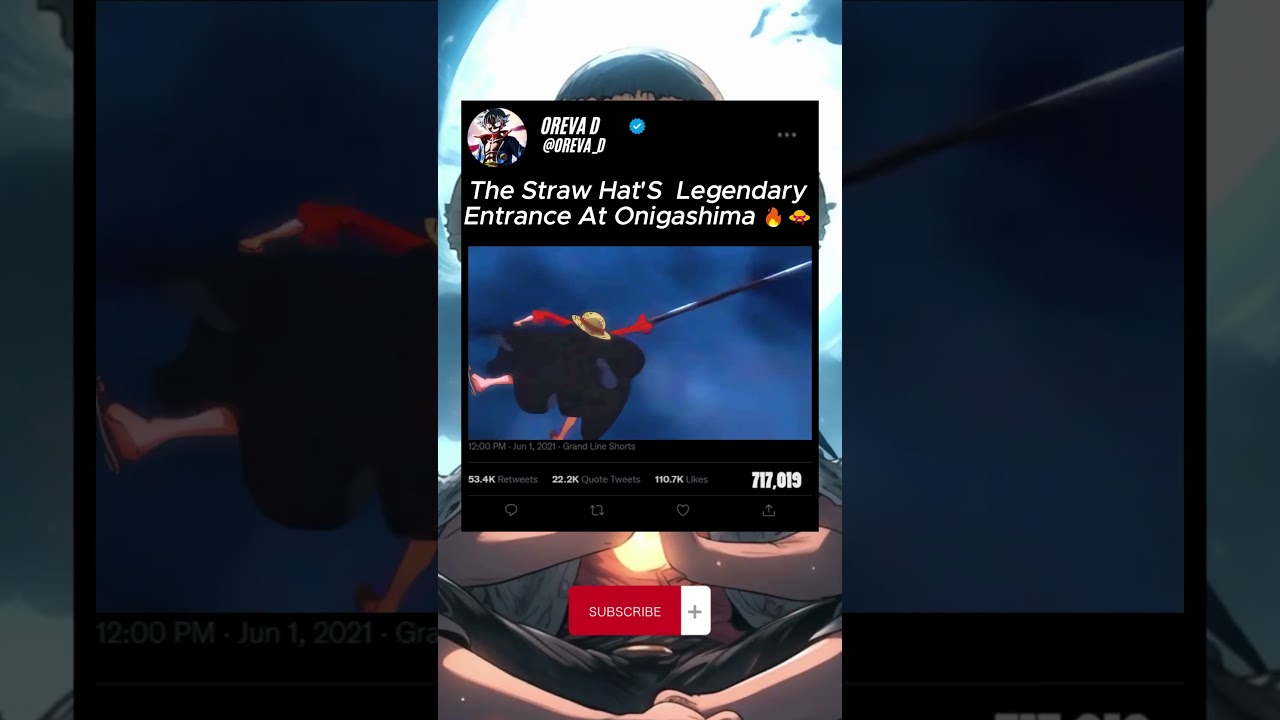 The Straw Hat's Legendary Entrance at Onigashima 🔥👒