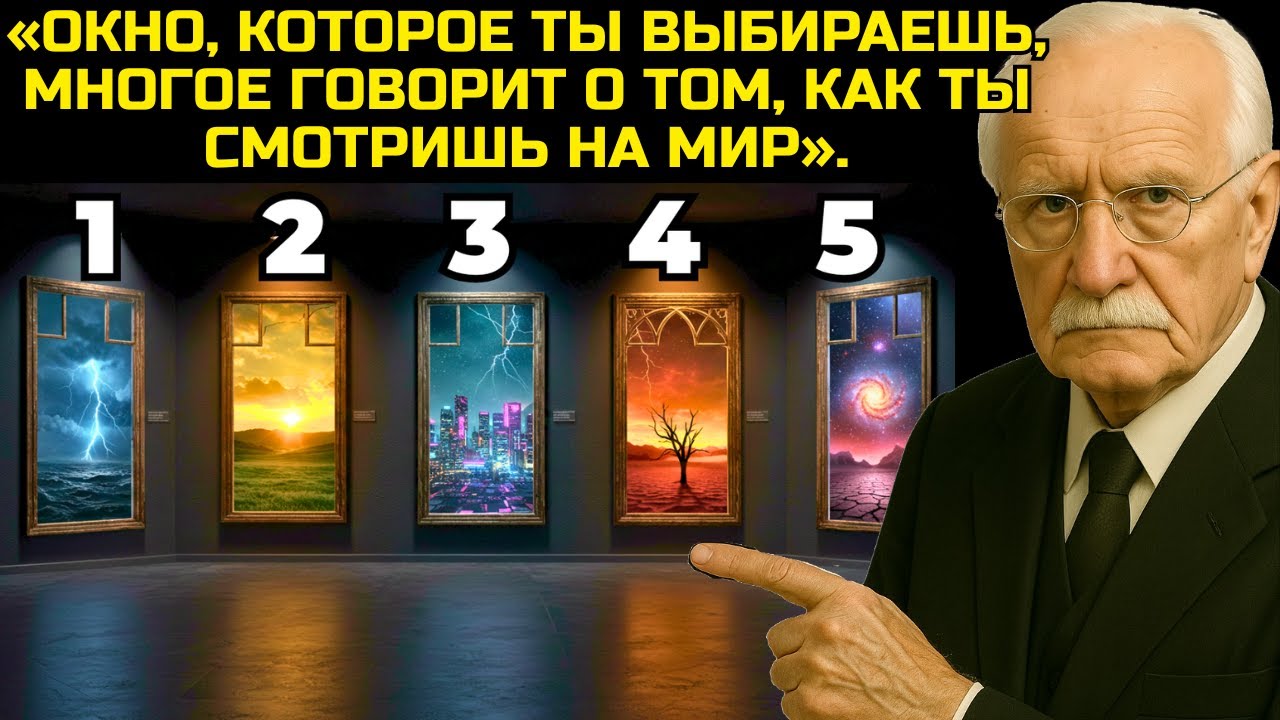 Выбери одно из 5 окон. Это покажет, как ты на самом деле видишь мир – Карл Юнг