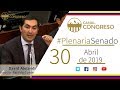 #PlenariaSenado - 30 de Abril de 2019