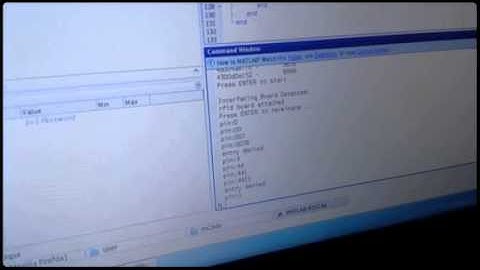 Testing if Keypad Board works by using Matlab