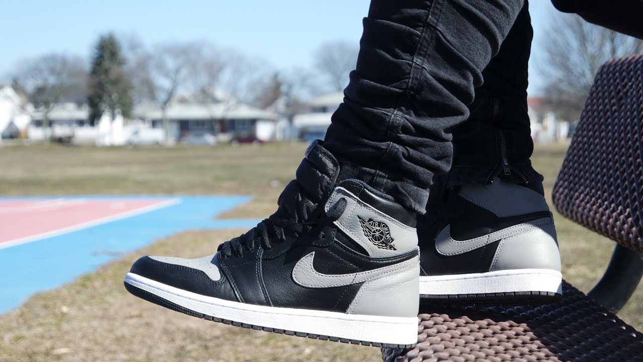 jordan 1 shadow on feet