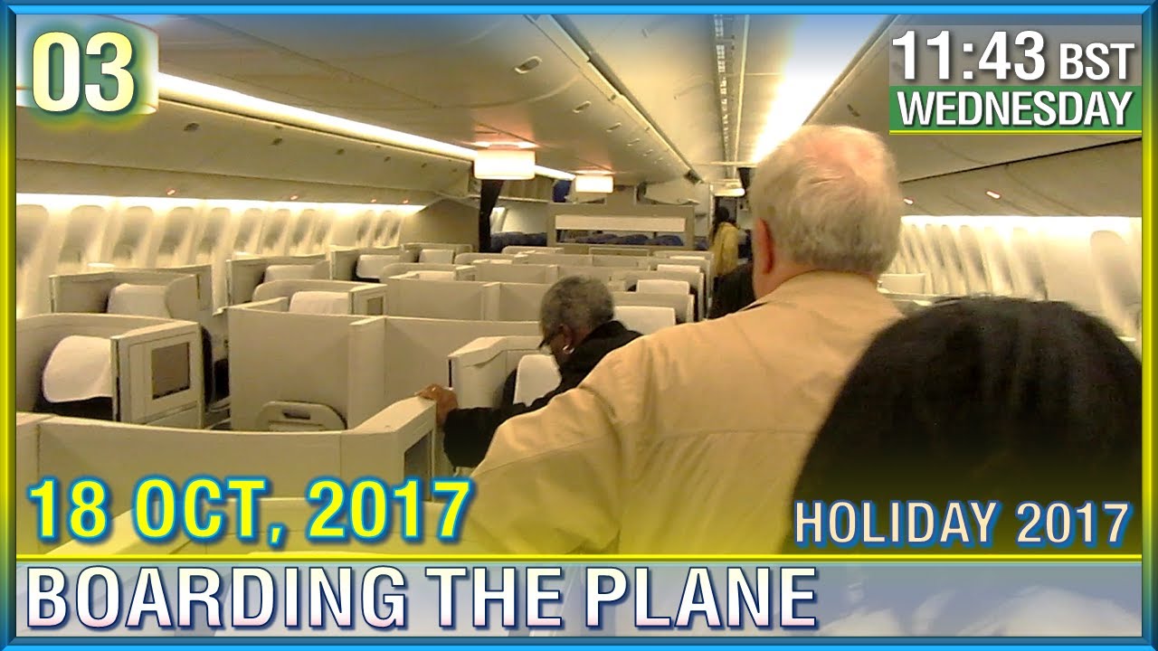 03: Boarding the plane at Gatwick Airport (BA2155) - [Holiday 2017], 18th October 2017