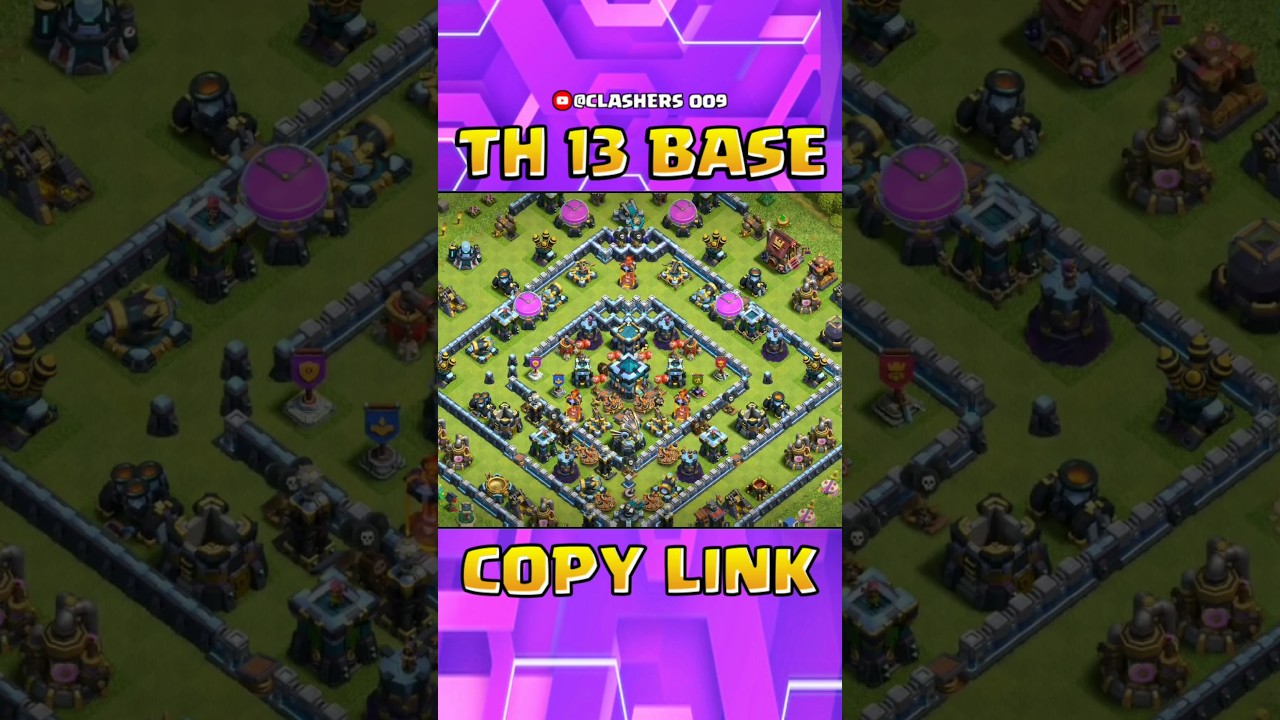 💥NEW Anti 2 Star Th13 War Base With Copy Link💥|TH 13 CWL WAR BASE WITH LINK|#4