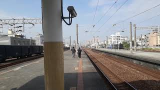 1/12 8733 次 電車組 岡山進站停車