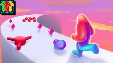 Blob Runner 3D Gameplay Walkthrough All Levels iOS, Android Big Update (Part 1) SHAPE GAMES SG328