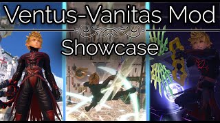 Ventus-Vanitas Mod Combat Showcase (+ Gazing Eye & Starlight 4 Keyblades)