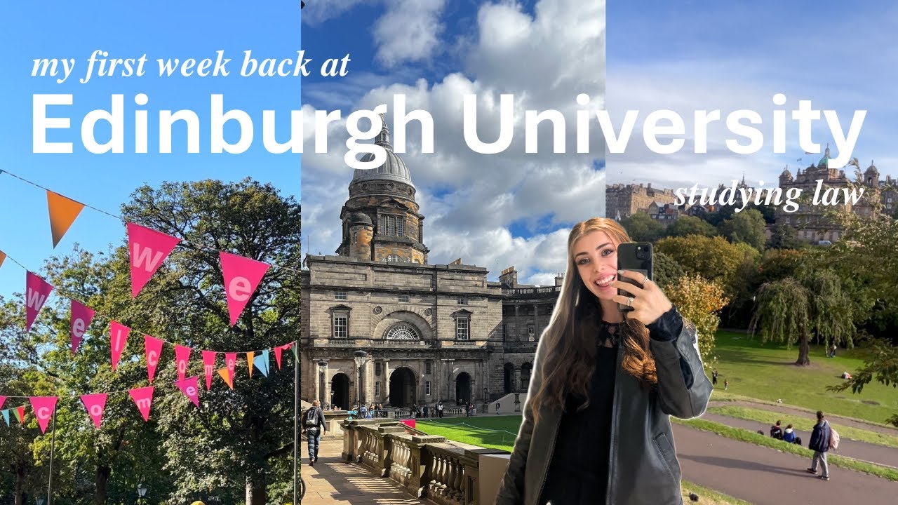First week of Uni Vlog 📚 | Edinburgh University Law School