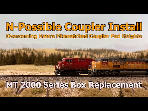 N-Possible Coupler Install - Overcoming Kato's Mismatched Coupler Heights